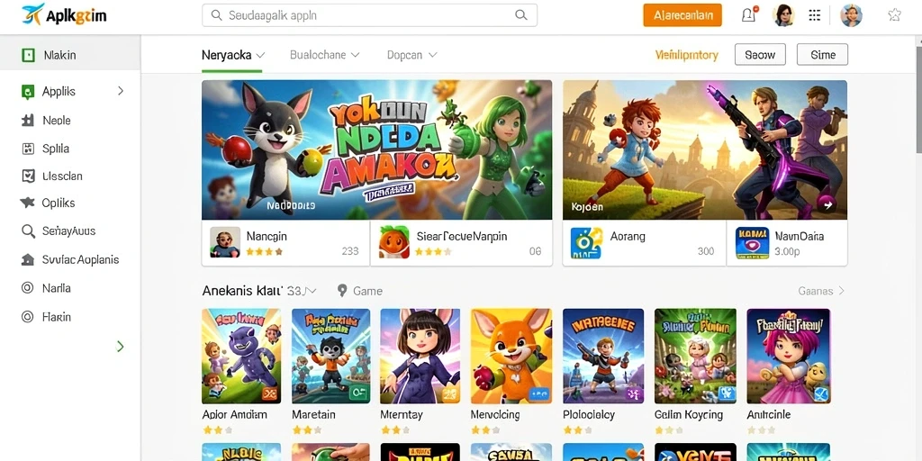 Menu permainan yang mudah dinavigasi dan intuitif.