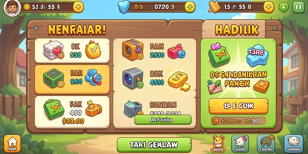 Fitur interaksi pengguna yang menyenangkan.
