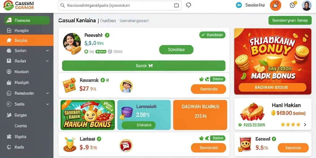 Nikmati fitur bonus menarik untuk meningkatkan kemenangan.