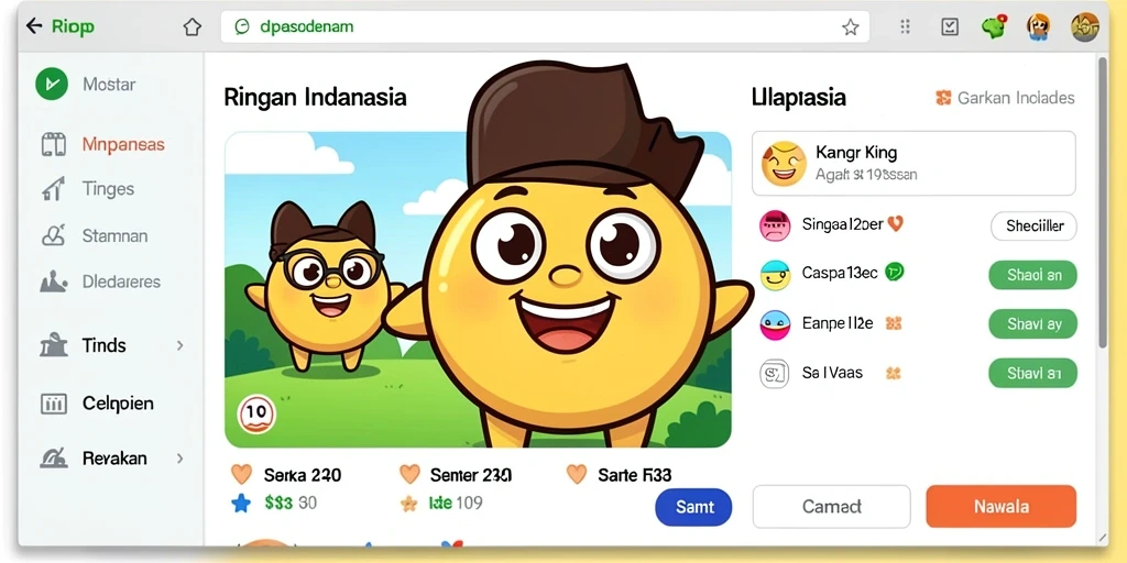 Tangkapan layar menggambarkan proses kustomisasi karakter yang mendetail.
