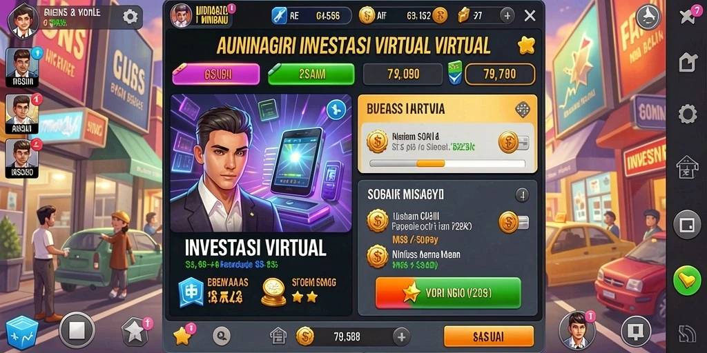 Sistem kustomisasi karakter yang unik dan seru.